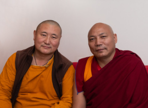 Lama Tsultim Rinpoche och Khenpo Samdub Rinpoche